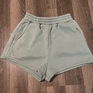 Green SHEIN shorts